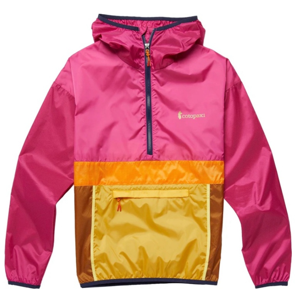 Cotopaxi Pink and Yellow Windbreaker